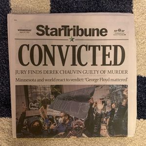 Derek Chauvin Guilty Convicted George Floyd BLM